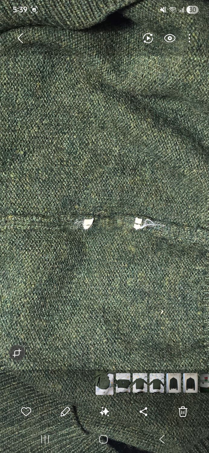 폴로 랄프로렌 램스울 니트 카라티 L 상품이미지5