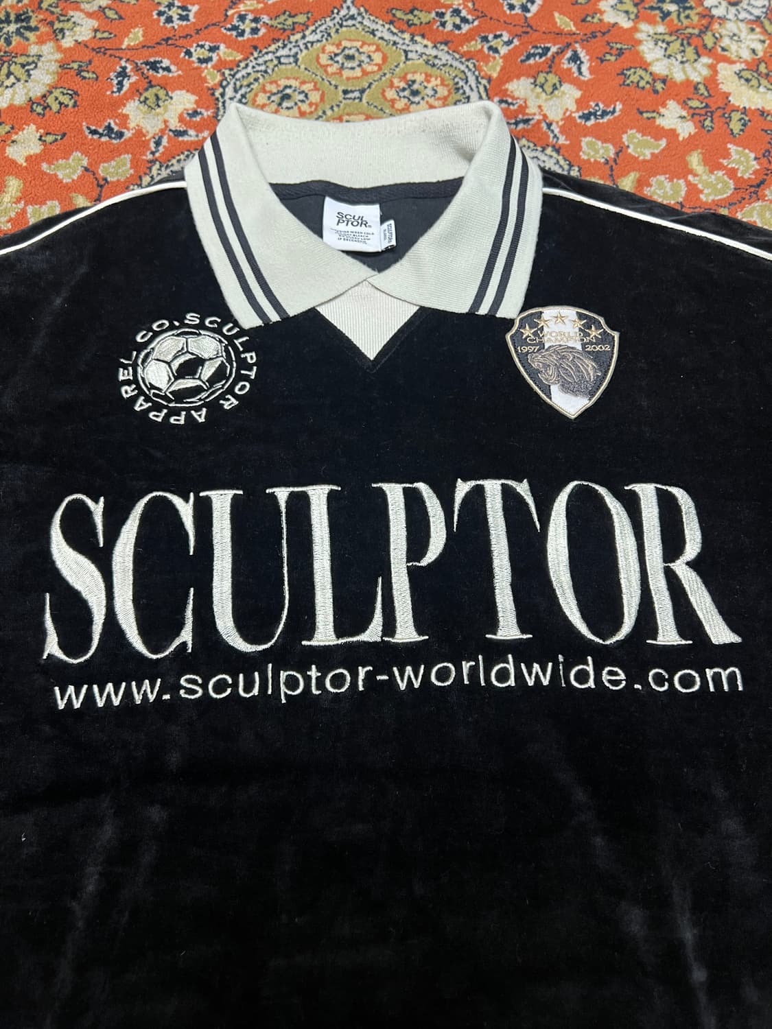 [XL] SCULPTOR 스컬프터 풋볼 벨벳 맨투맨 상품이미지2