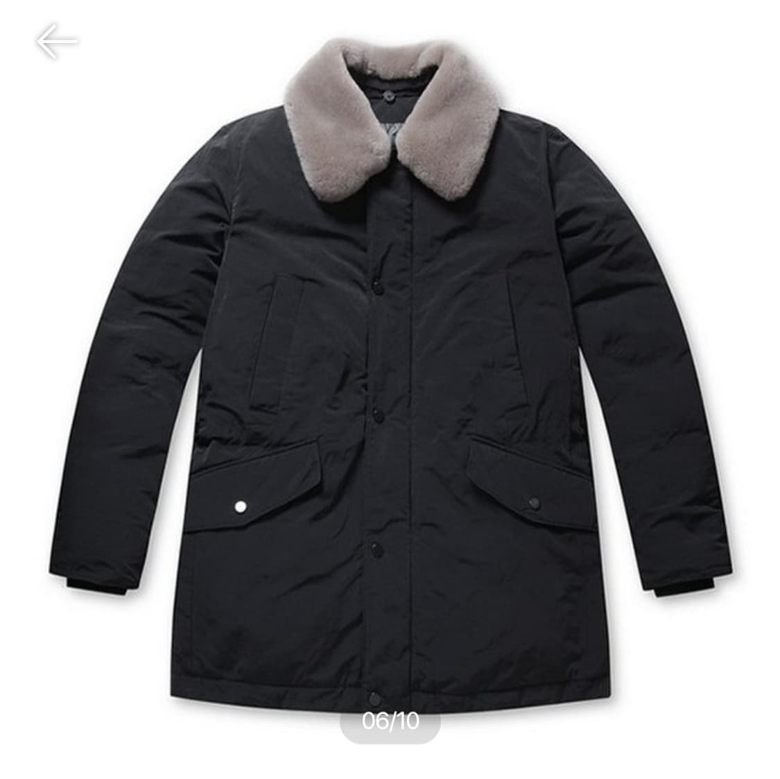 [구매 XXL] 에피그램 공유 메리노 카라 FUR 구스다운 110사이즈 상품이미지2