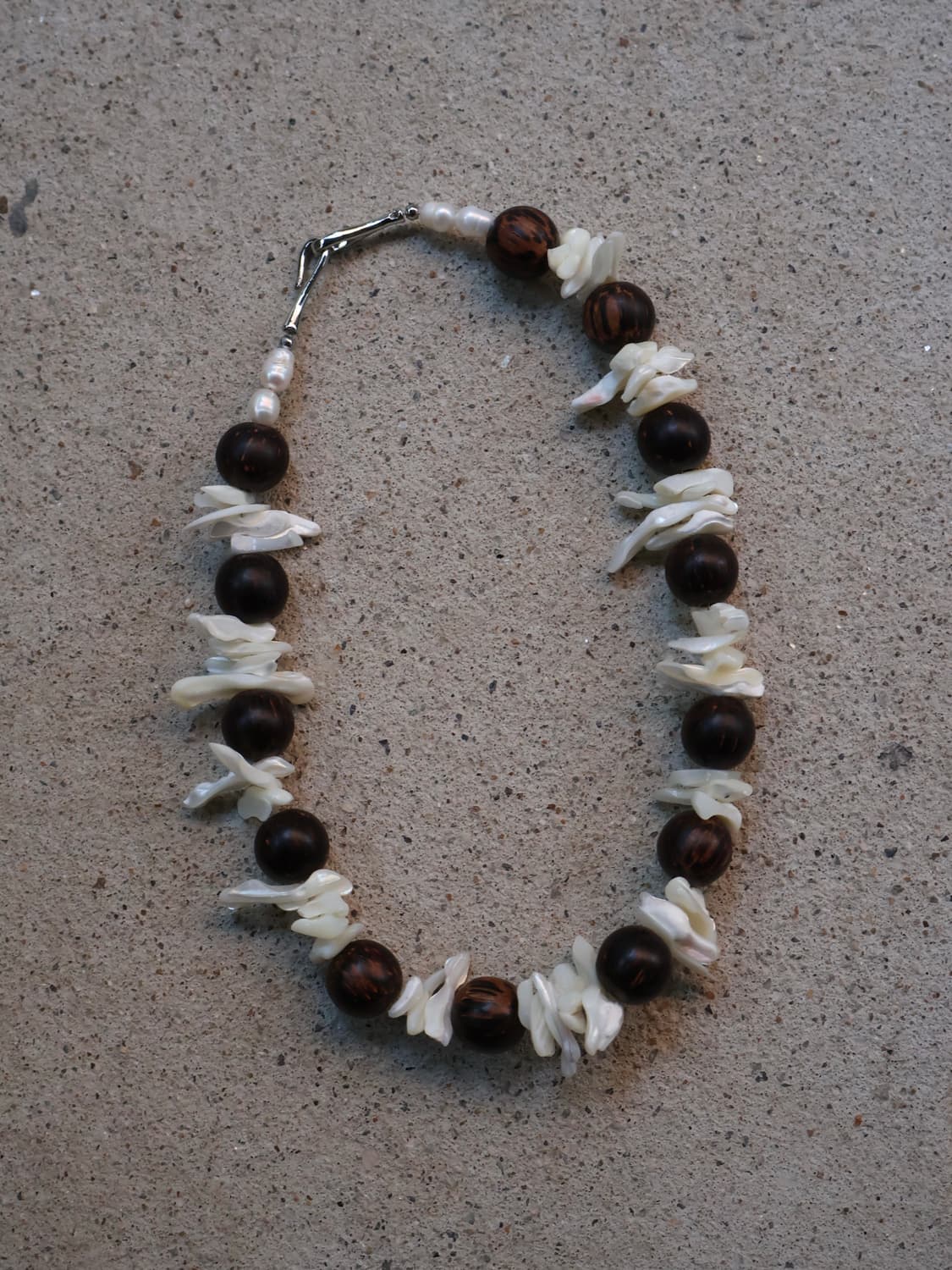 [heureul] shell drift wood necklace 상품이미지2