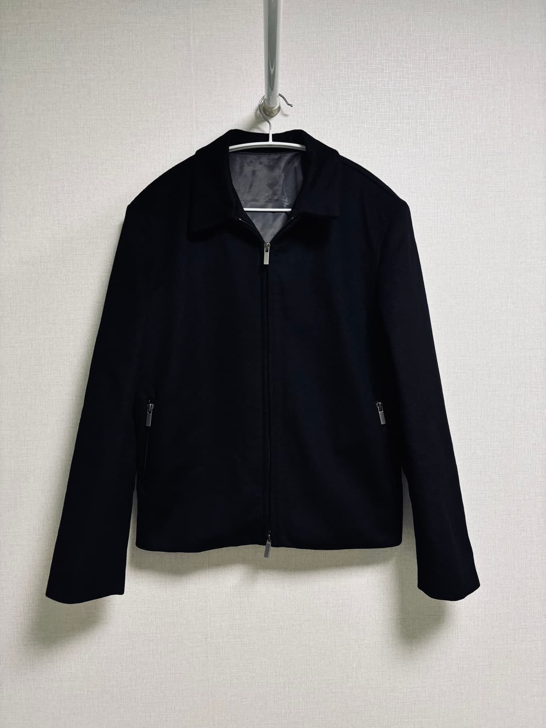 엘무드 LMOOD 울캐시미어 집업 자켓 상품이미지2