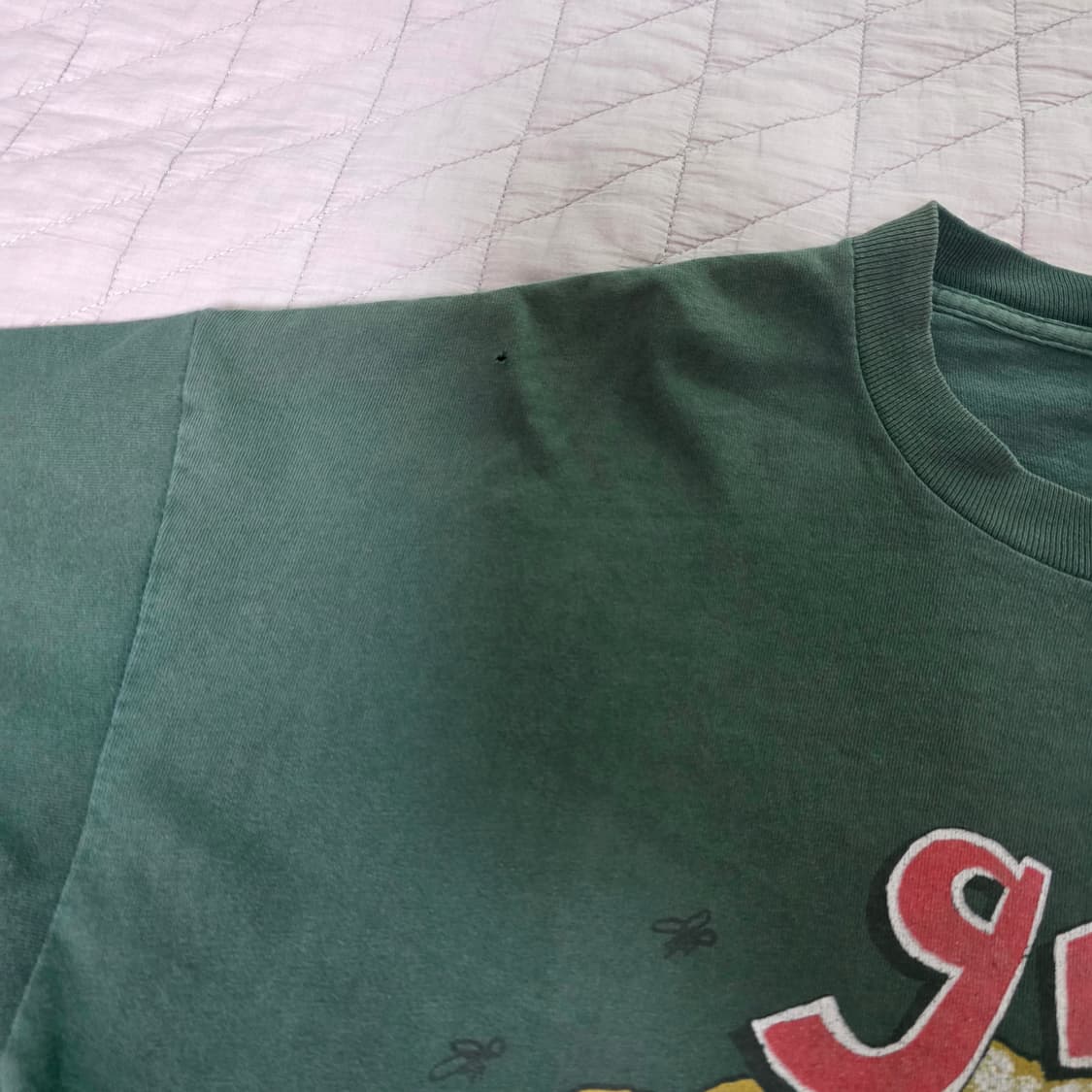 [XL] 90s 그린데이 두키 빈티지 밴드티 그린 상품이미지5