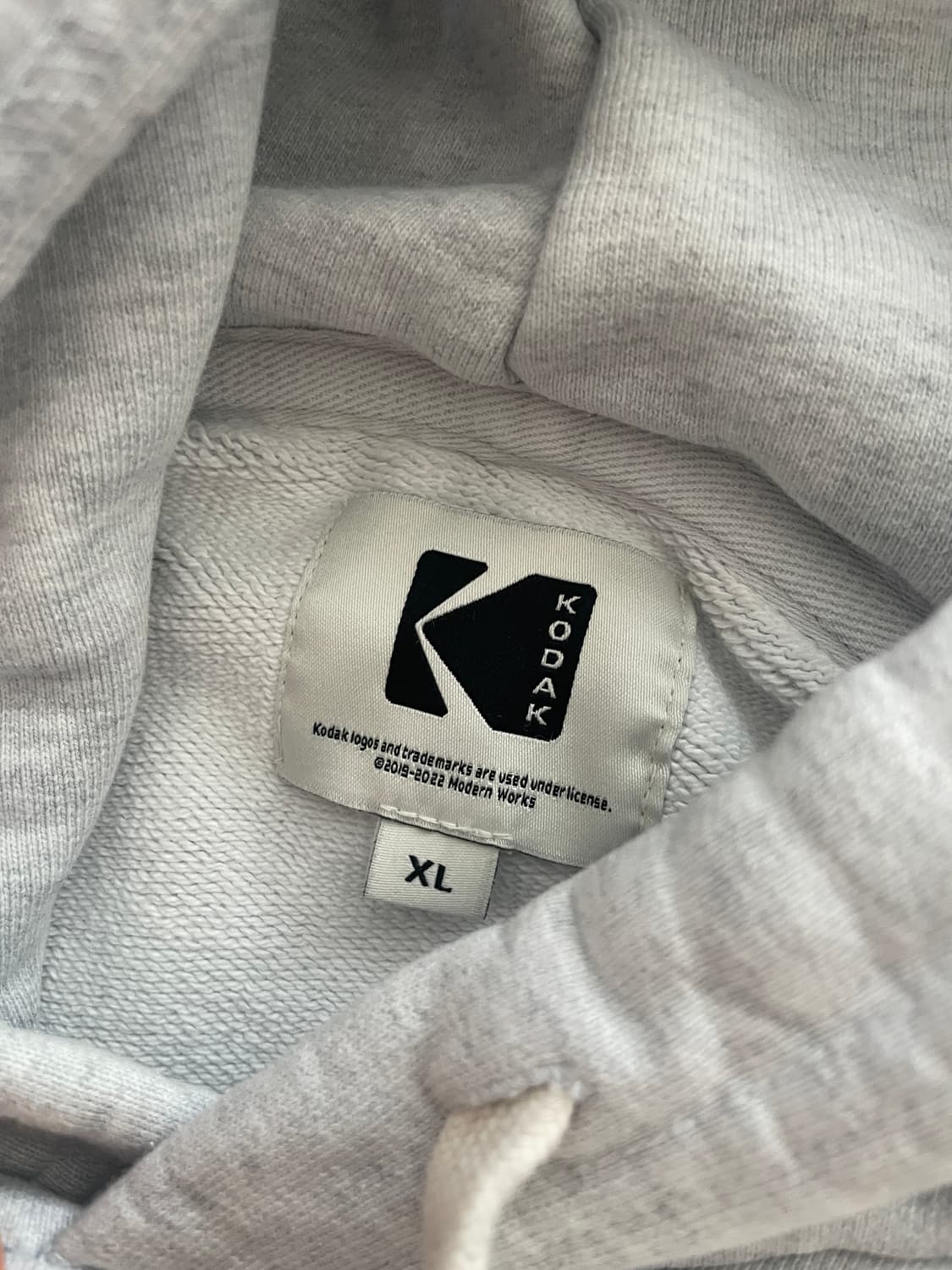 [XL] 코닥 컴퍼니 헤비 후드티 그레이 상품이미지3