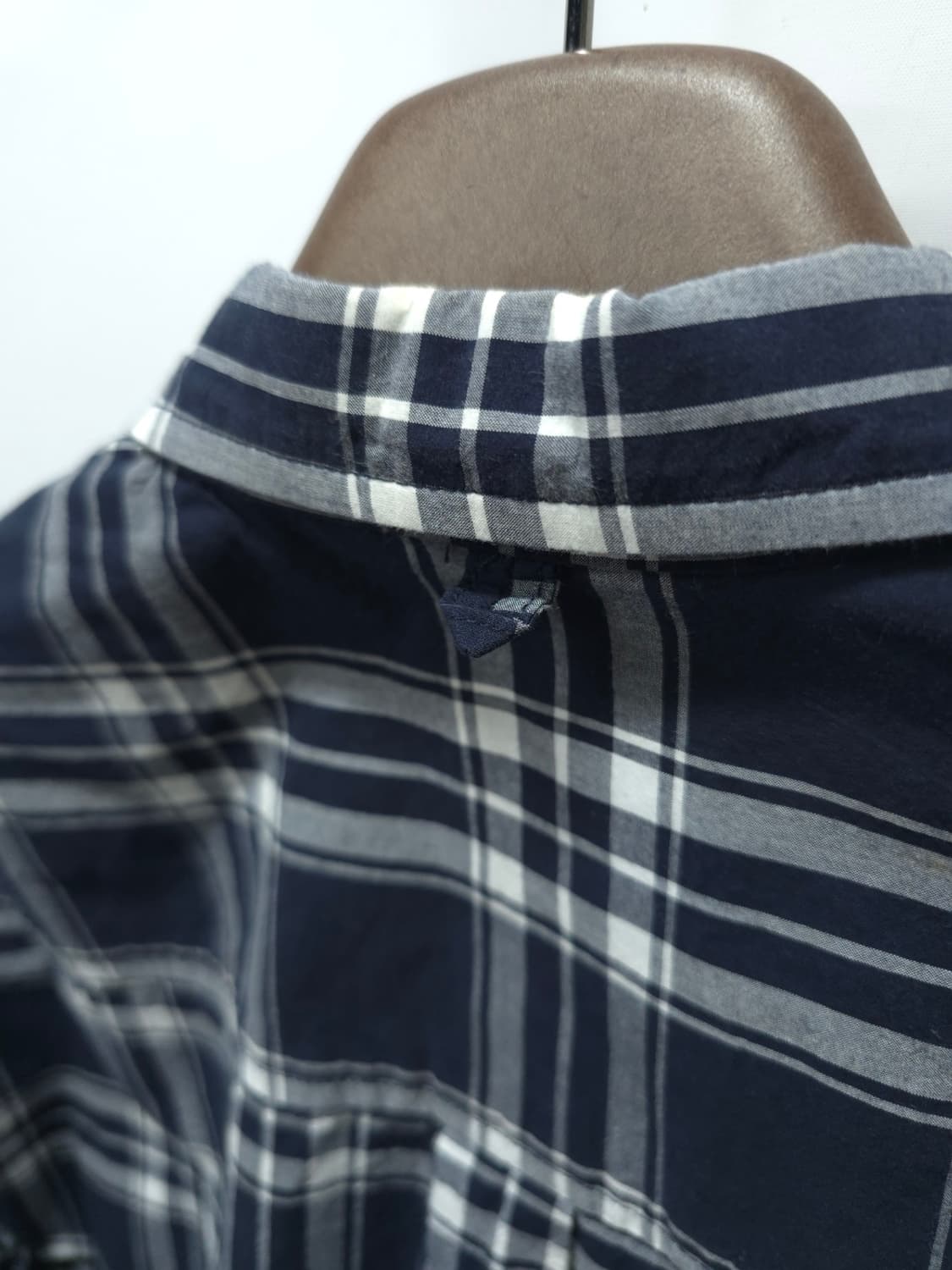 커버낫 포켓로고 체크셔츠 (LARGE) 상품이미지8