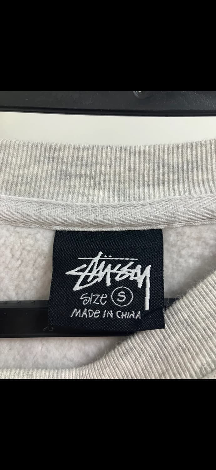 스투시 맨투맨 회색 S 상품이미지3
