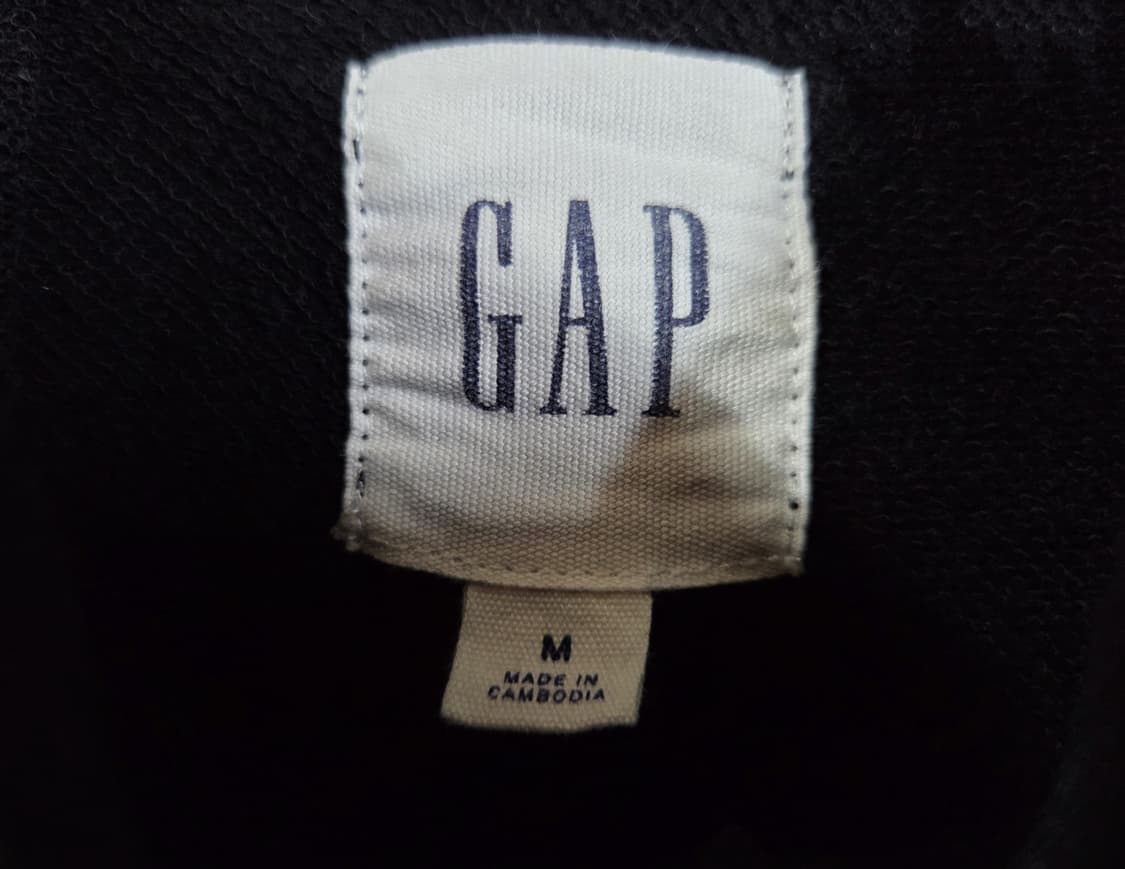 GAP 갭 블랙 풀집업 후드집업
 상품이미지4