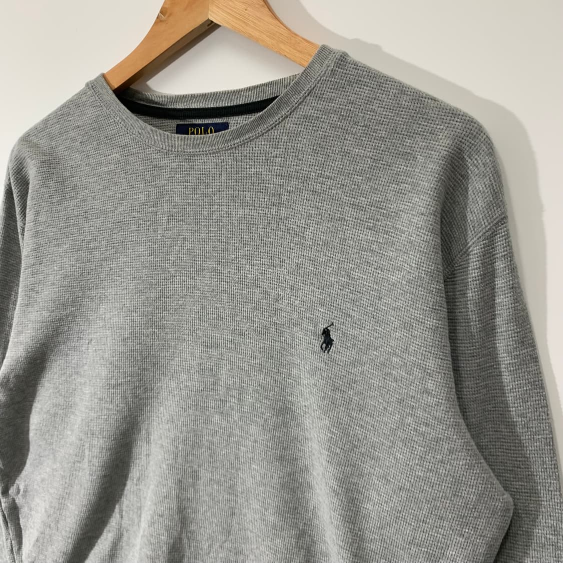 폴로 와플 롱슬리브 상품이미지2