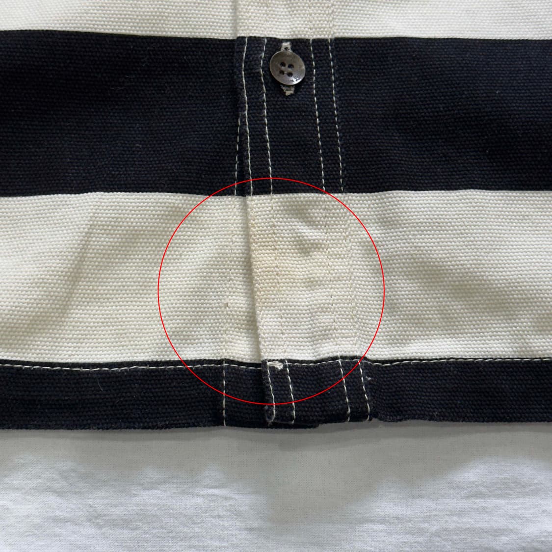 벤슨 레더 스트라이프 워크자켓 상품이미지5