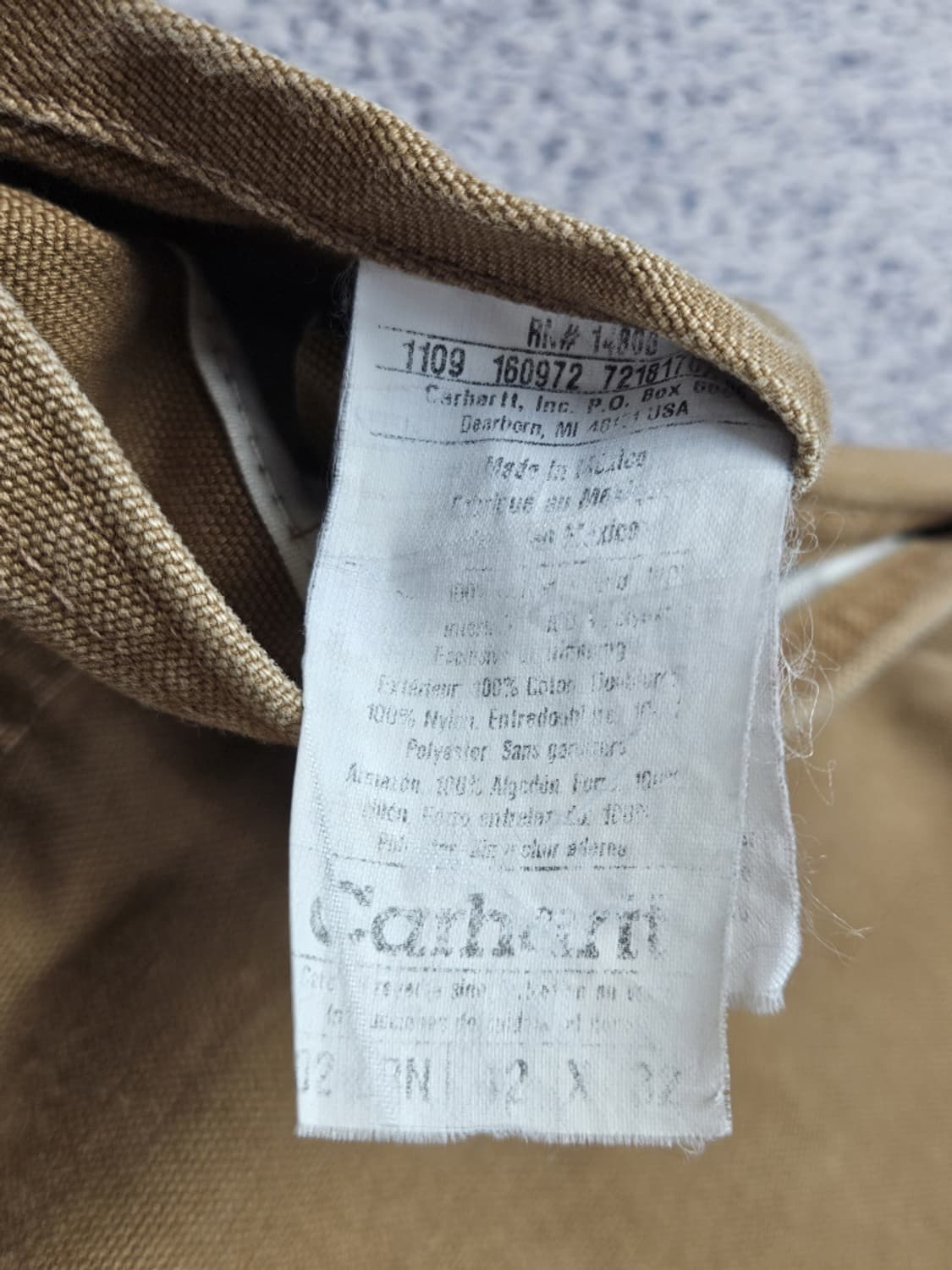 칼하트 덕캔버스 더블니 워크 오버롤 슈트 ( 42X32 ) / 10312 상품이미지6