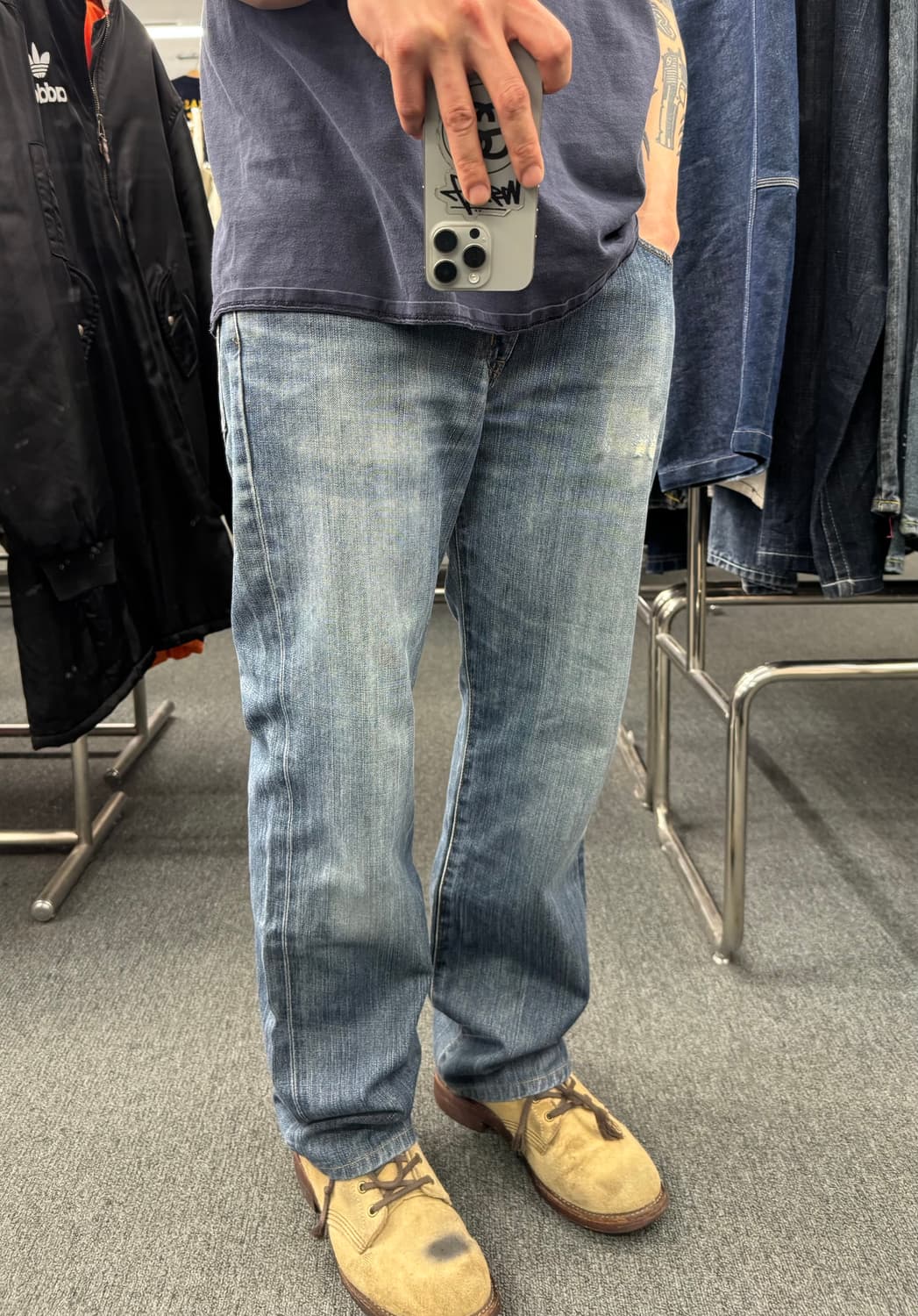 32)에드윈 빈티지 워싱 50303 데님팬츠 상품이미지1