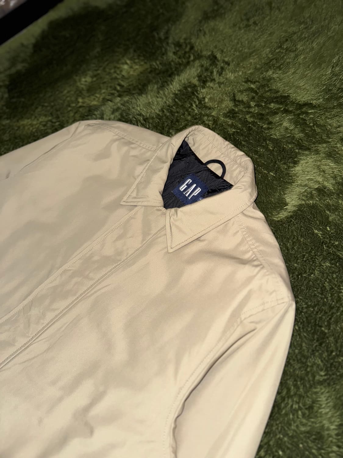 [M] 00s GAP 올드 갭 퀼티드 라이닝 투웨이 코튼 카코트 상품이미지2