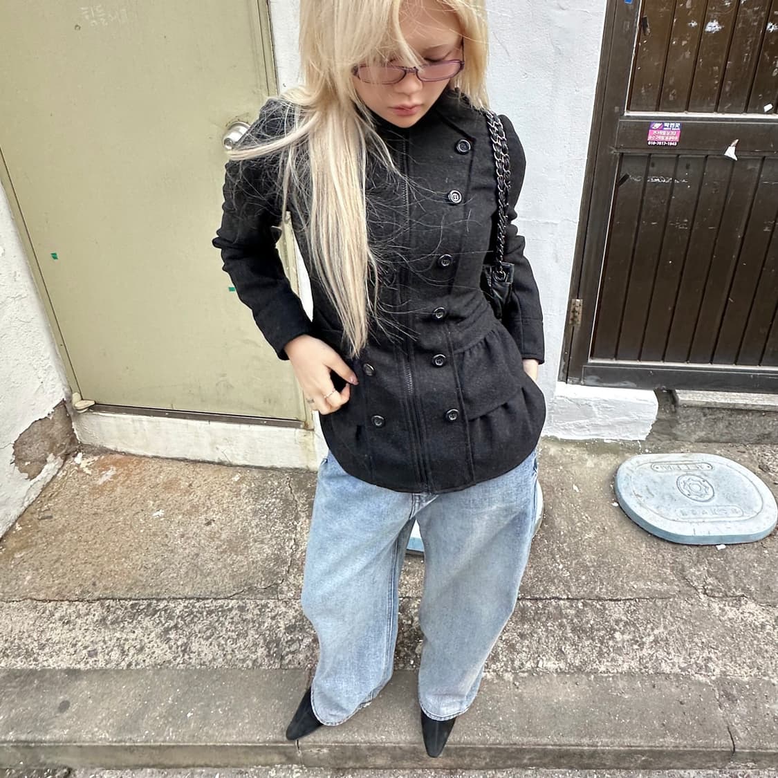 00s 빈티지 러플 나폴레옹 단주 자켓 상품이미지9