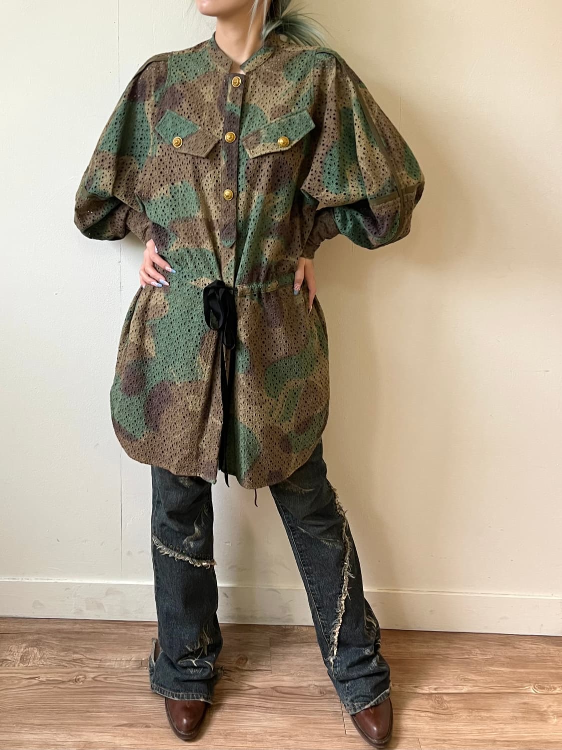 ZADIG&VOLTAIRE 밀리터리 원피스 자켓 상품이미지4