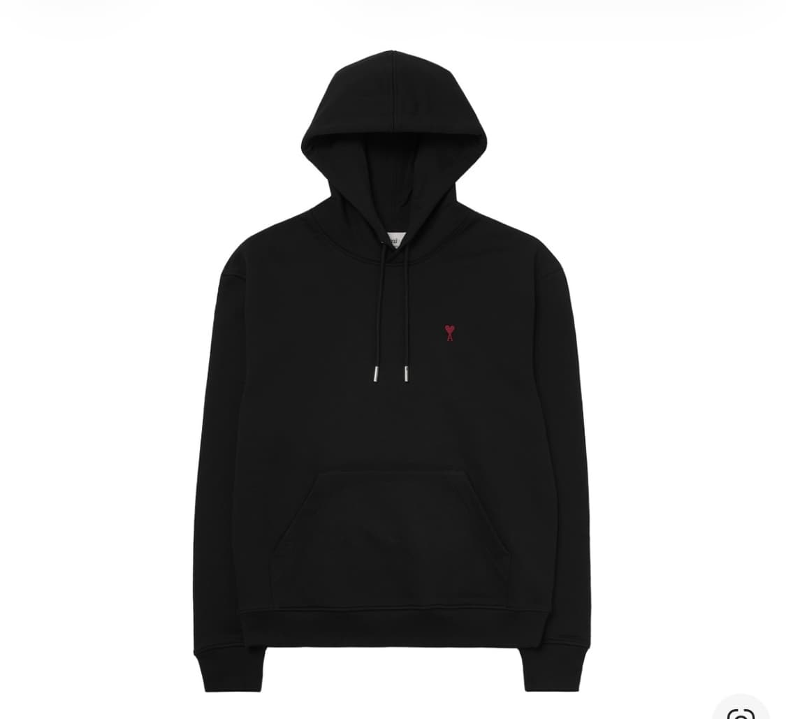 아미 스몰로고 후드티 상품이미지1