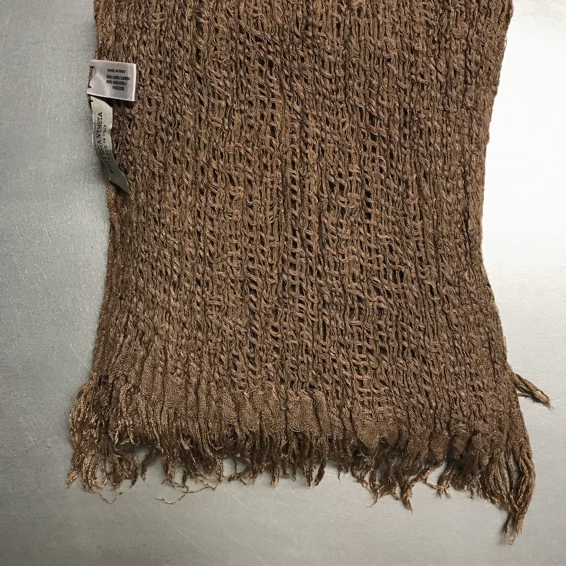 보테가베네타 린넨 혼방 머플러 상품이미지3