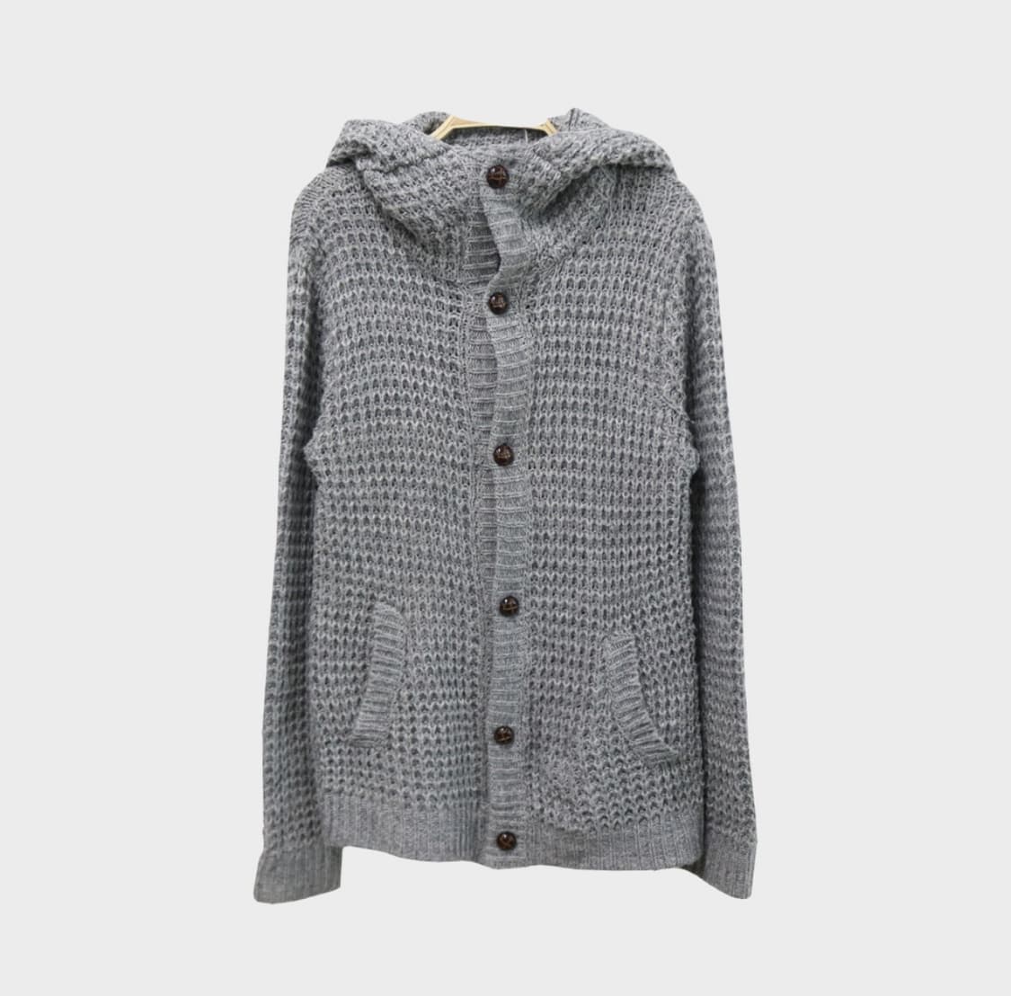 (옷장정리) 니트 후드집업 상품이미지1