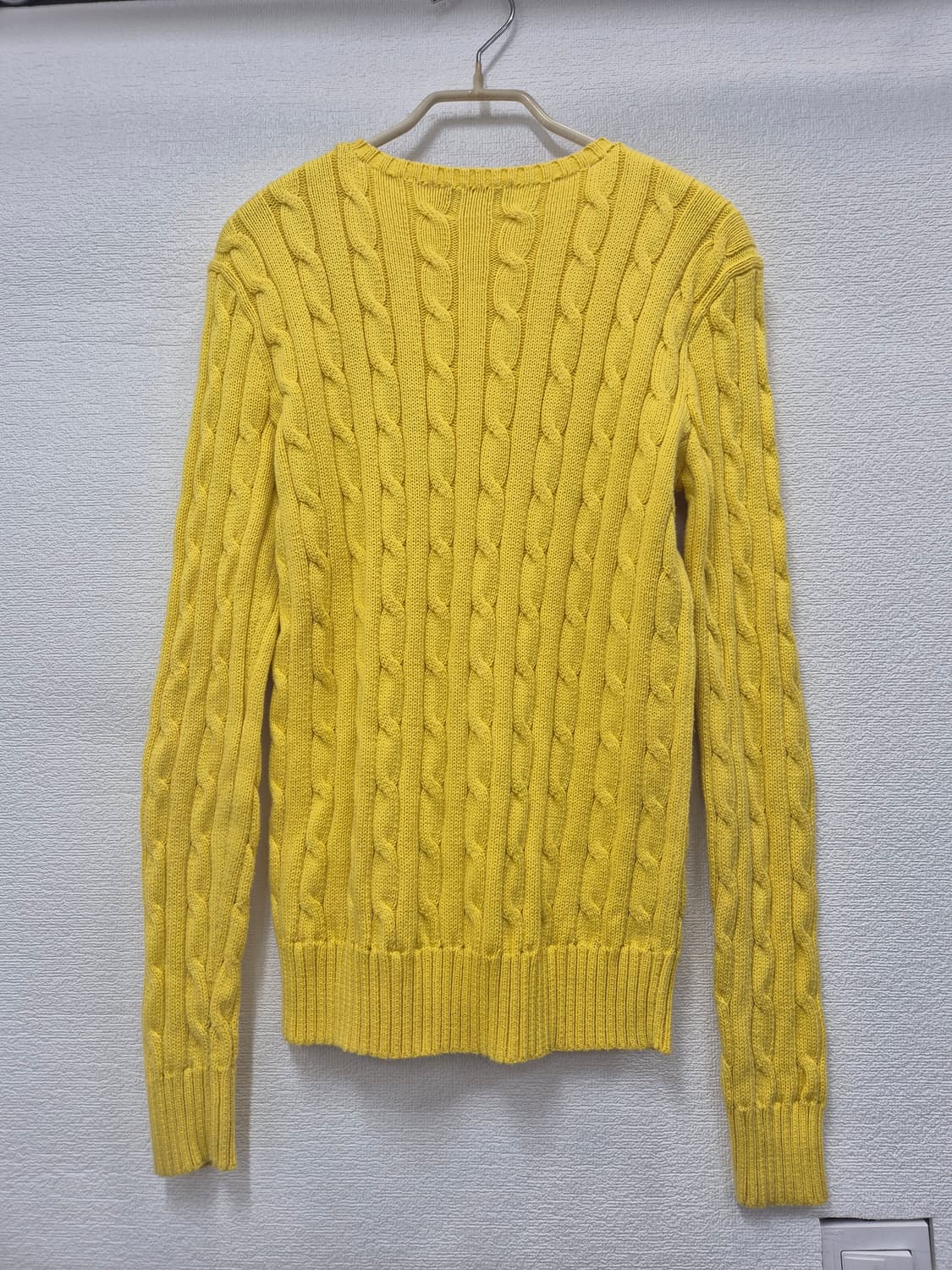 폴로 랄프로렌 케이블 니트 옐로우 / 55(정품) 상품이미지3