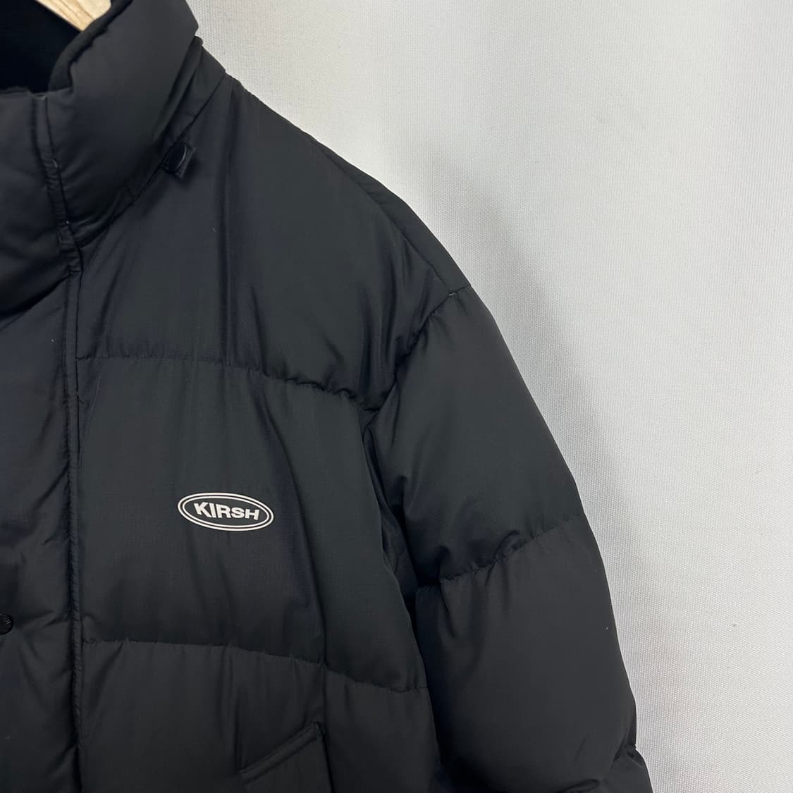  키르시 남자 덕다운 롱패딩 점퍼 검정 (1) 상품이미지10