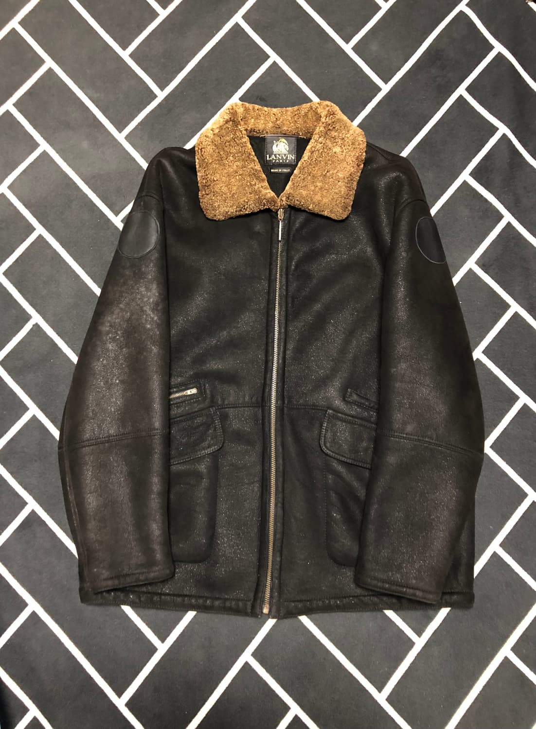 (명품횡제가)랑방 리얼양가죽 시어링무스탕/몽클레어 옴므 톰포드스톤 프라다 상품이미지1