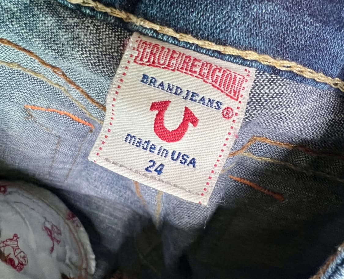 트루릴리젼 데님 세미플레어핏 24size 상품이미지4