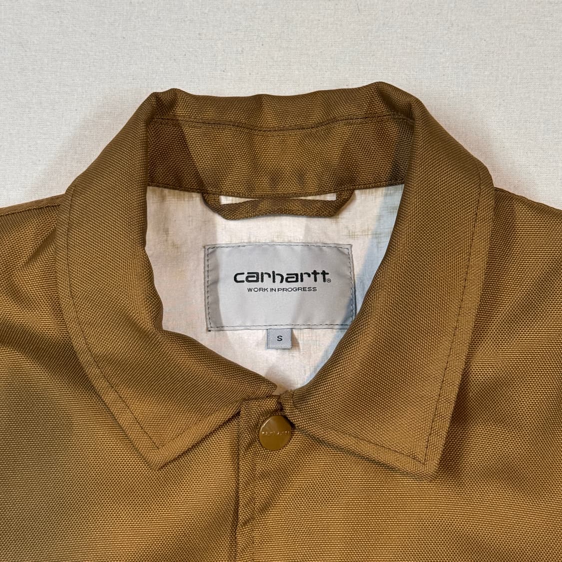 S) 칼하트 WIP 브라운 코치 자켓 상품이미지7