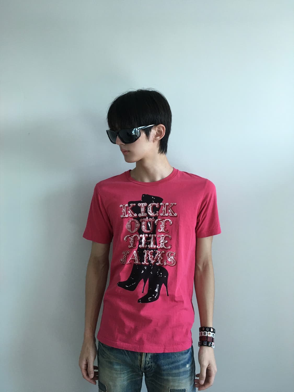 Hysteric Glamour Pink tee 상품이미지1