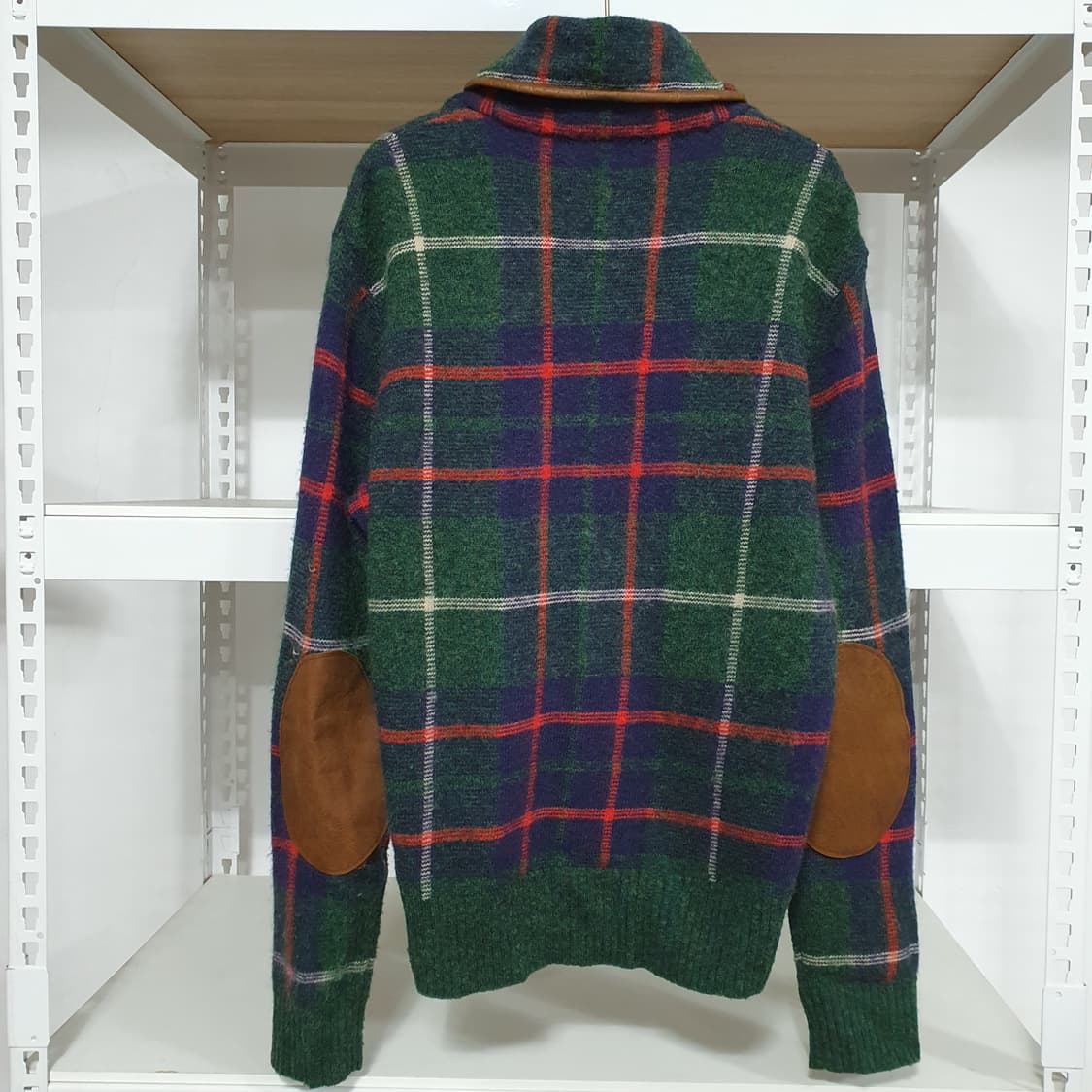 폴로니트 폴로 랄프로렌 엘보패치 메리노 울 램스울 숄카라 헌팅 니트 상품이미지5