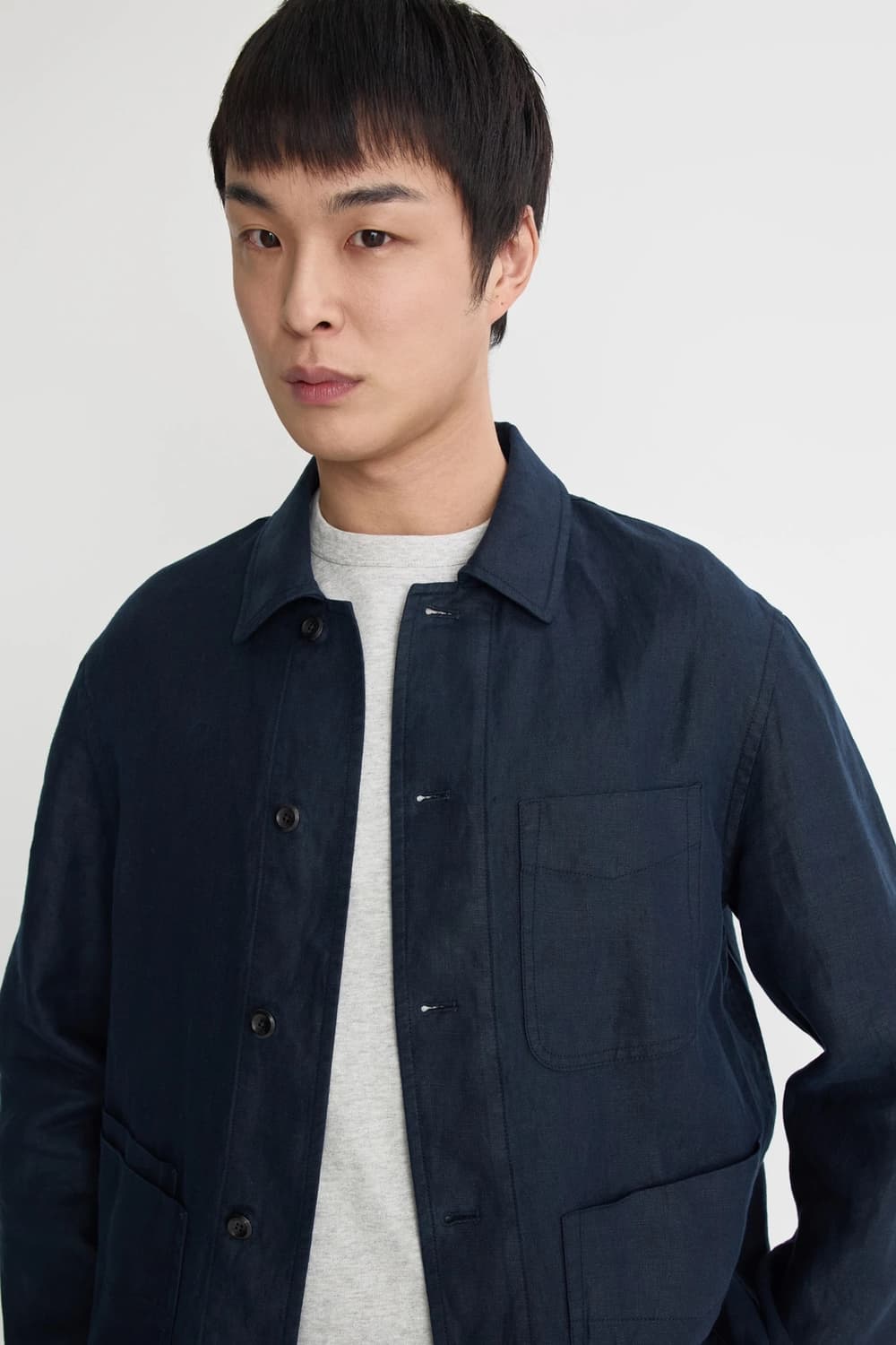 [포터리] 아이리쉬 린넨 워크 자켓_사이즈 2(M) 상품이미지1