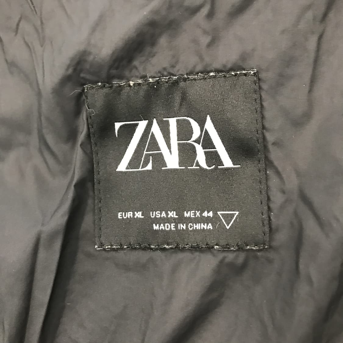 자라 뽀글이 체크 쉐르파집업자켓 [XL] 상품이미지4