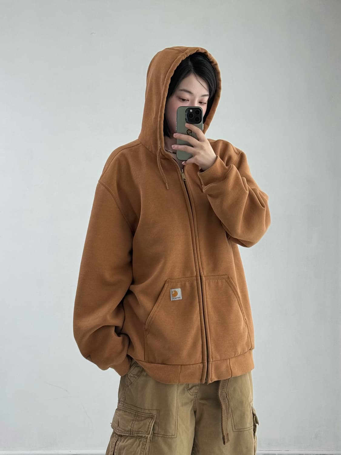 칼하트 된장 후드집업 상품이미지2