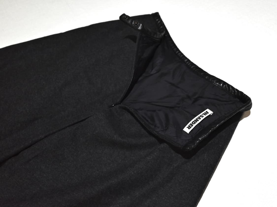 jil snader 2001 fw pleats wool skirt 상품이미지5