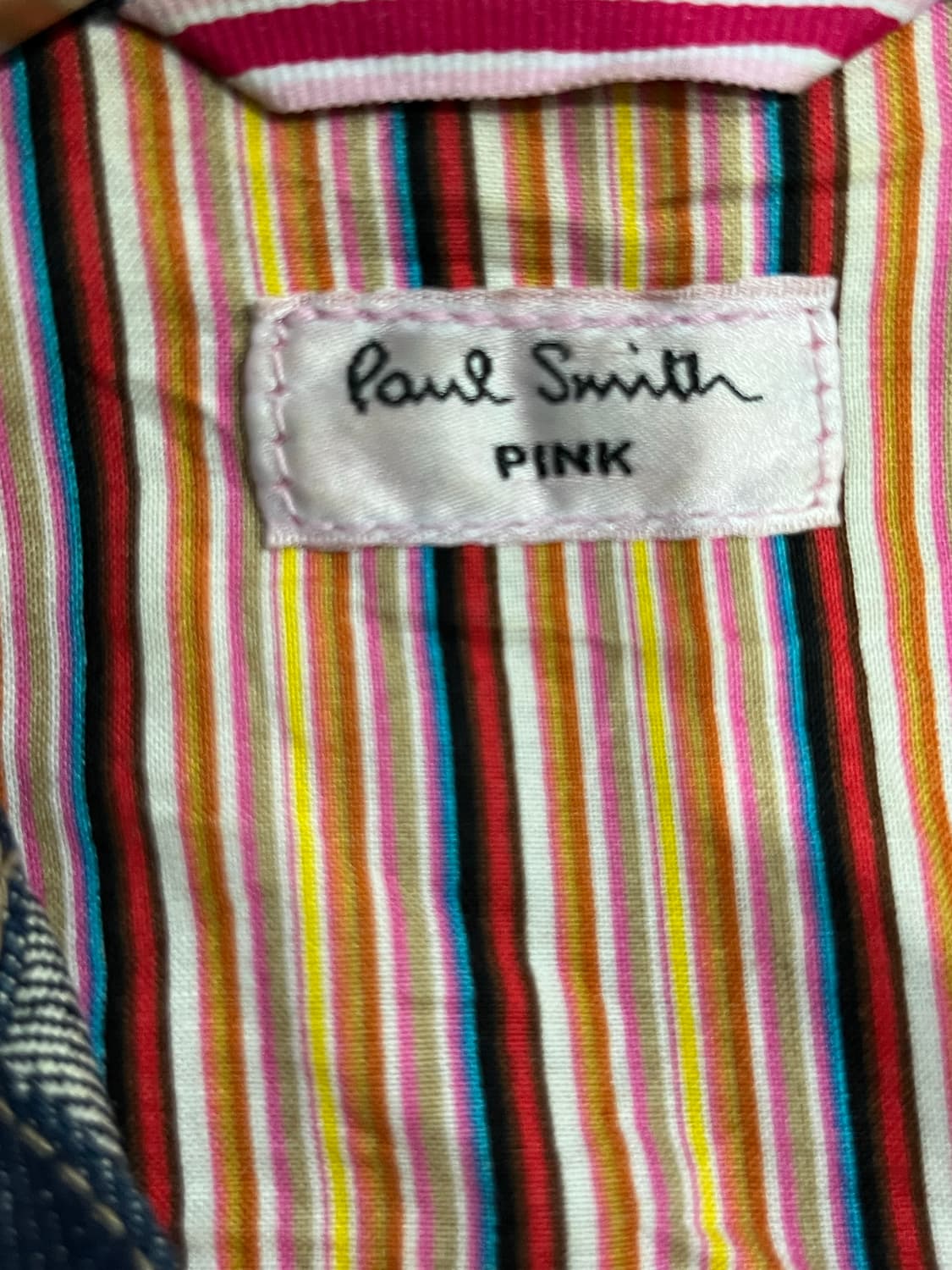 Paul Smith PINK 데님 자켓 40 정품 상품이미지3