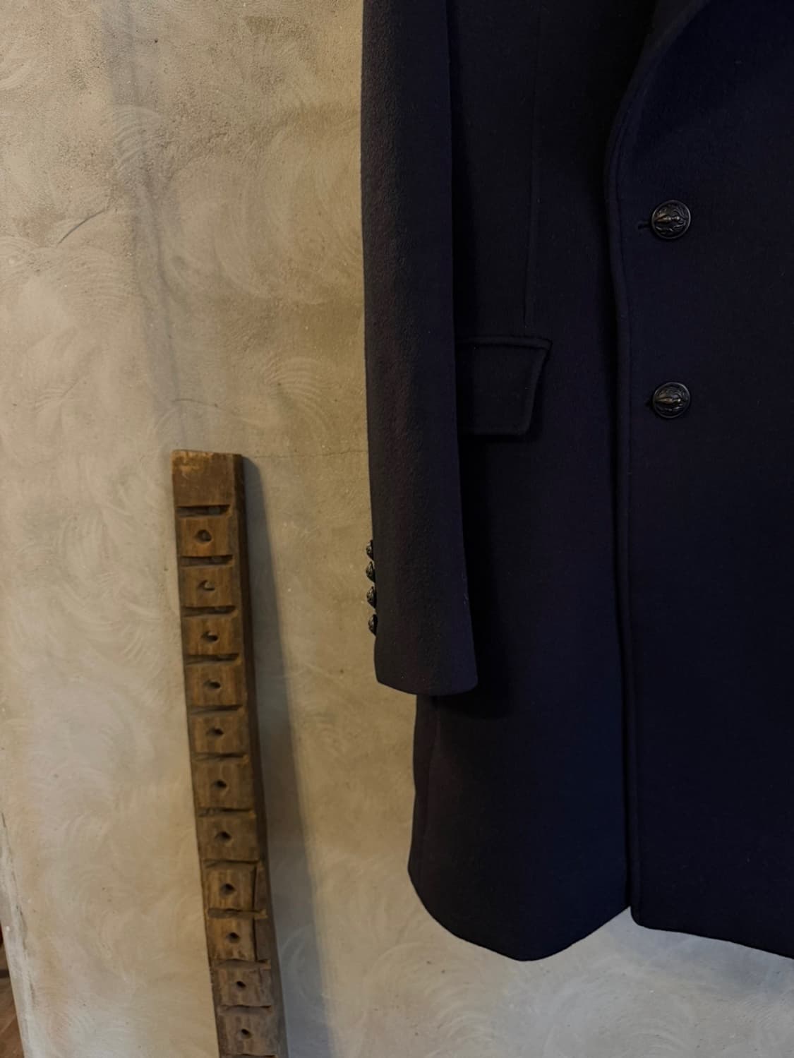 타임 캐시미어 더블 브레스티드 코트 슬림100 상품이미지4