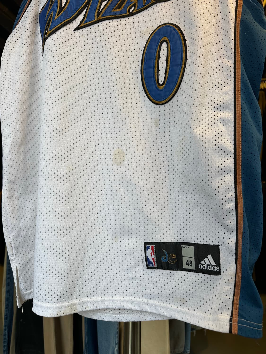 아디다스 NBA 워싱턴 위저즈 애슬레틱 메쉬 져지 상품이미지5