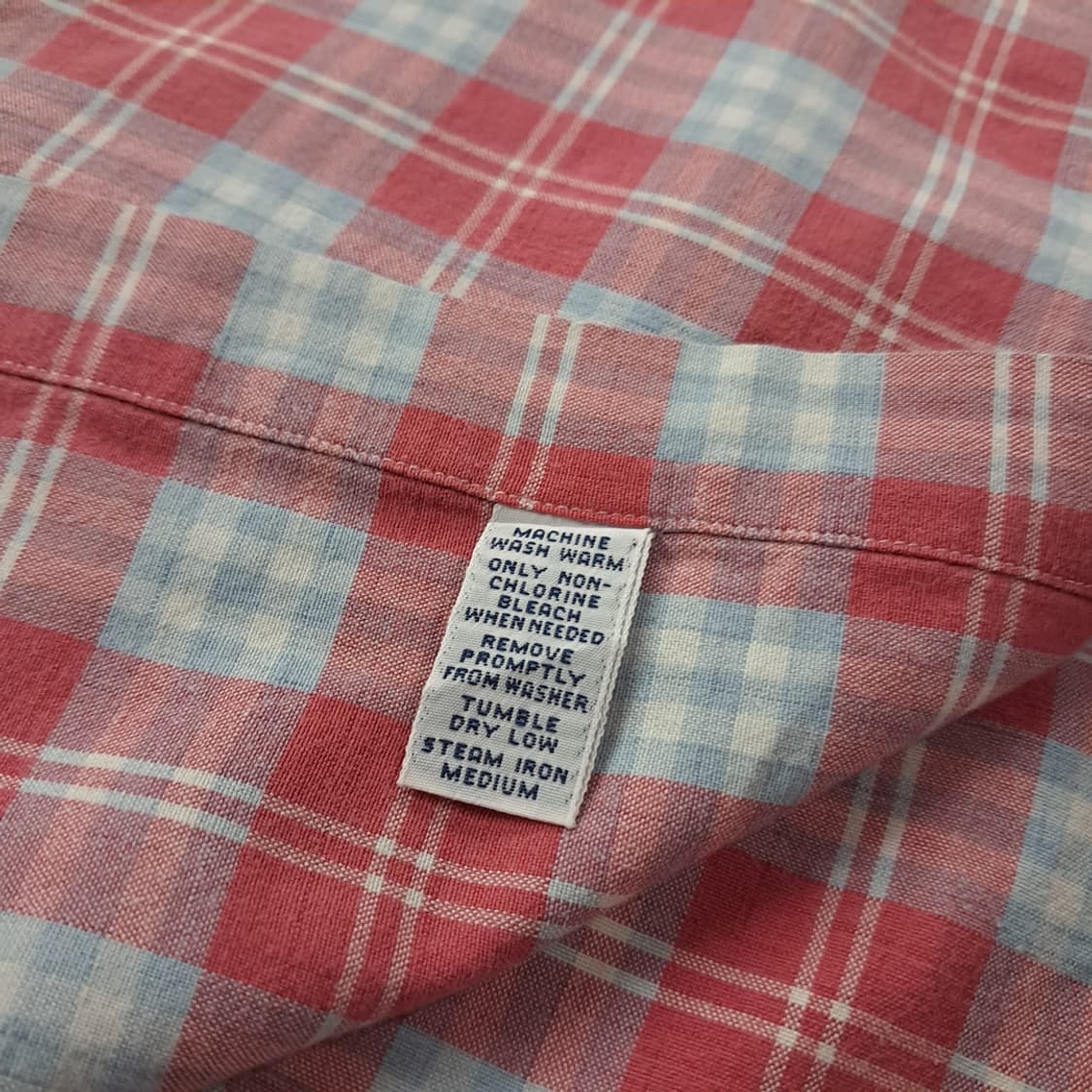 CK461 2XL 폴로 90s 클래식 레드 플래드체크 반팔 셔츠 남방 상품이미지5