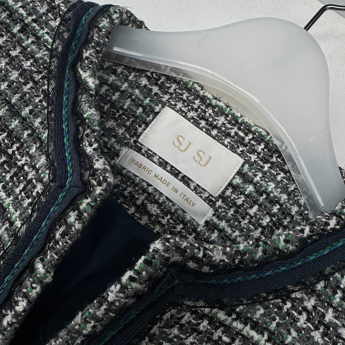 SJSJ 노카라 트위드 자켓 상품이미지2