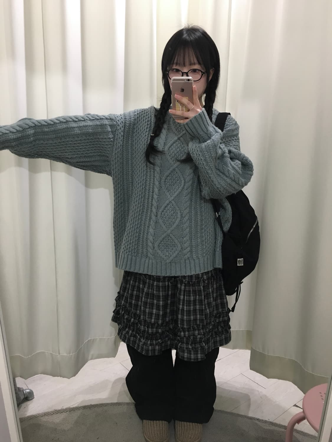 rageblue 꽈배기 오버핏 니트 상품이미지4