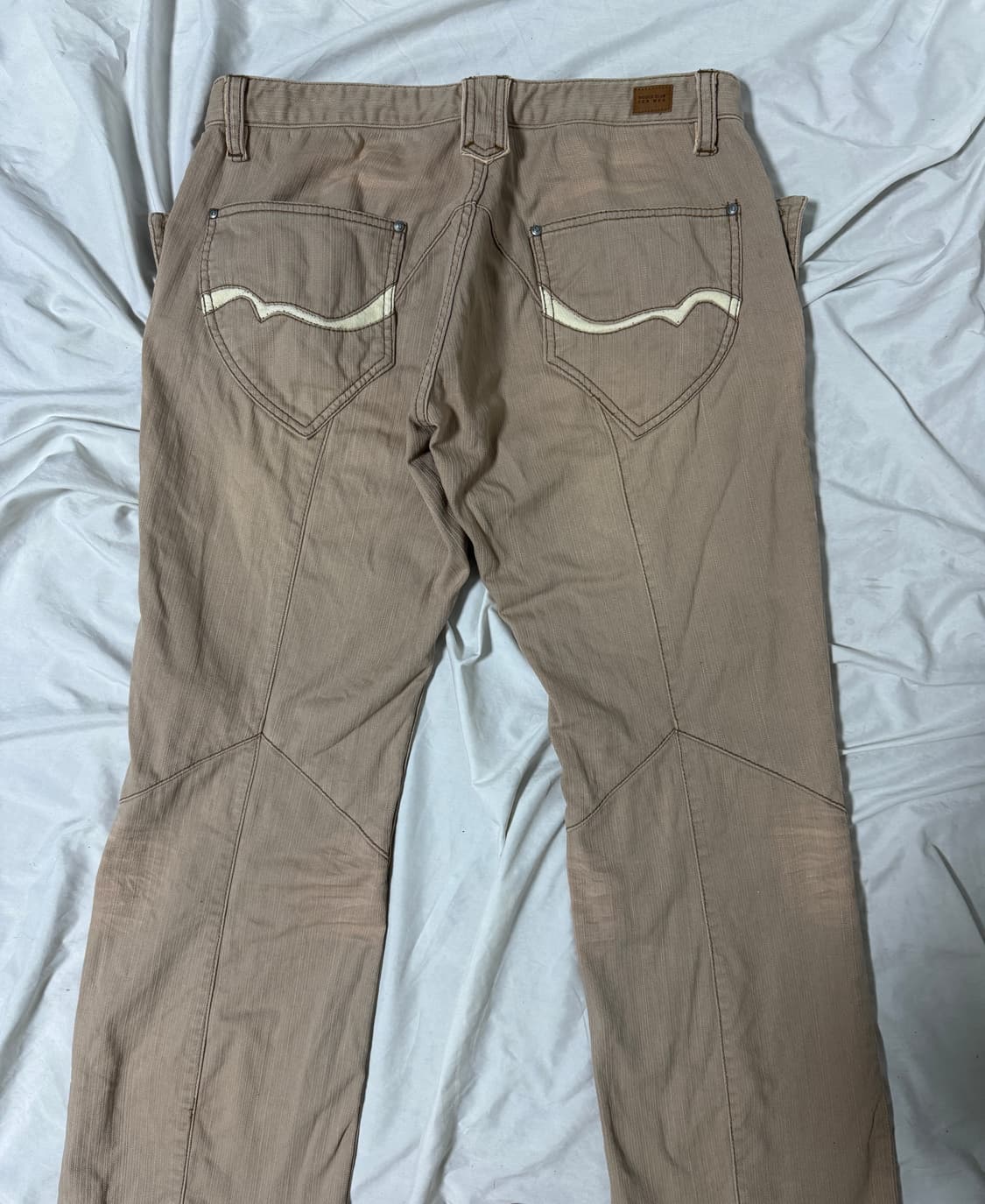 니콜 클럽 포 맨 워싱 플레어 팬츠 y2k vkei 펑크 상품이미지3