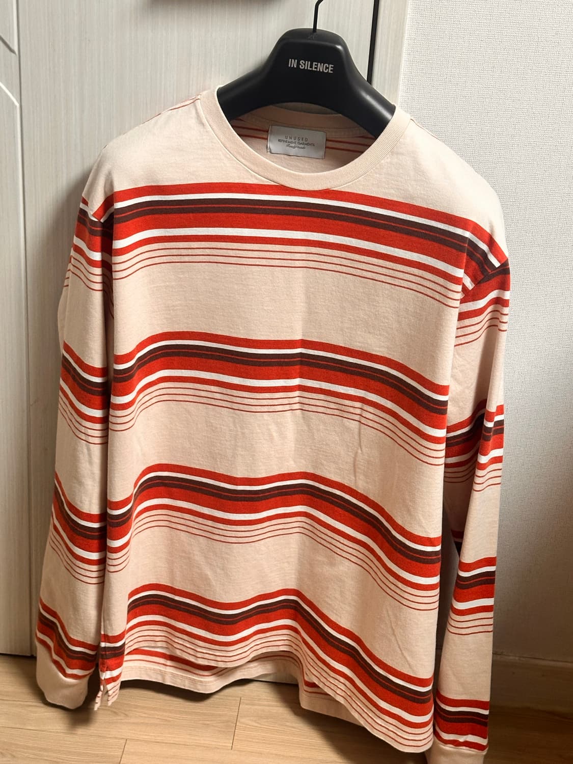 언유즈드 unused 보더티 티셔츠 3사이즈 상품이미지1