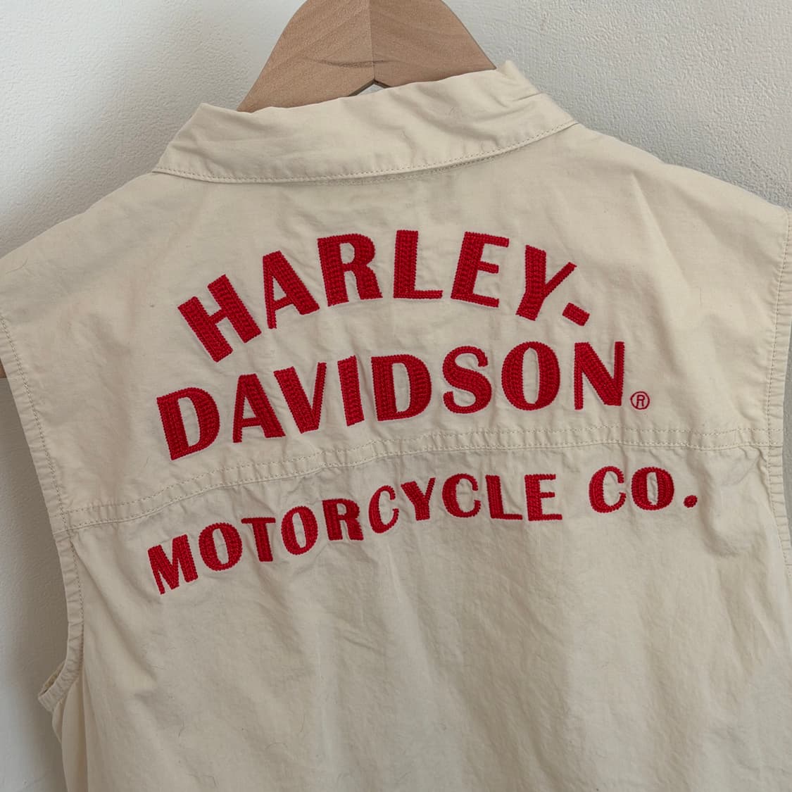 Harley Davidson Skull Tie-front shirt 상품이미지8