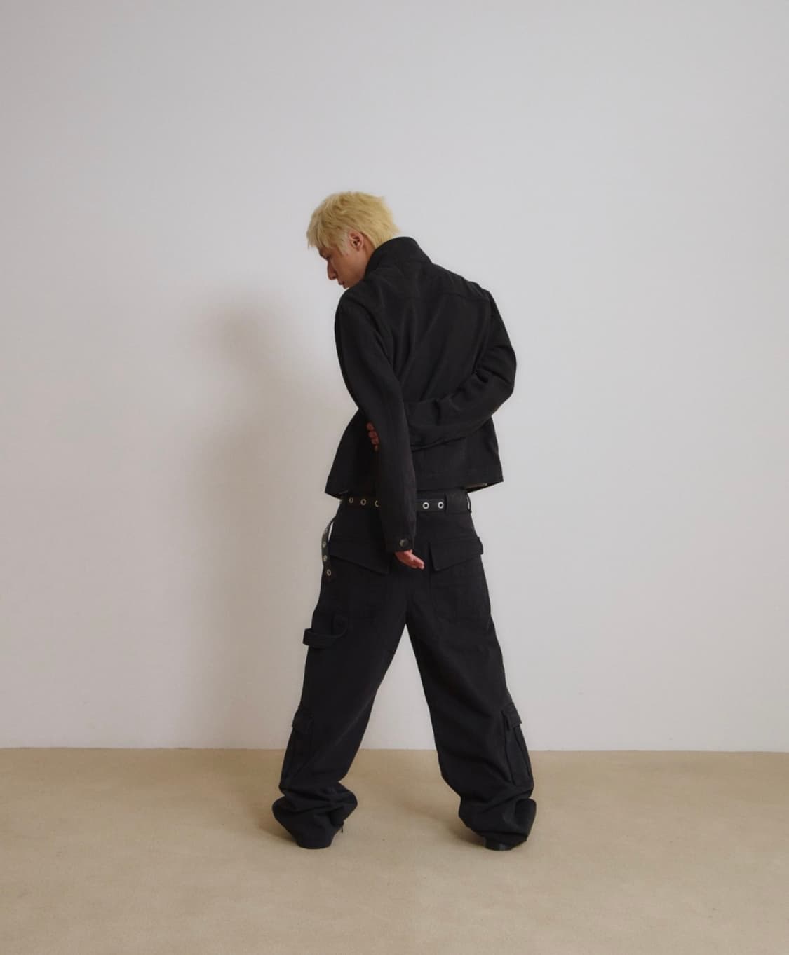 High Neck Oblique Pocket Jacket  상품이미지3