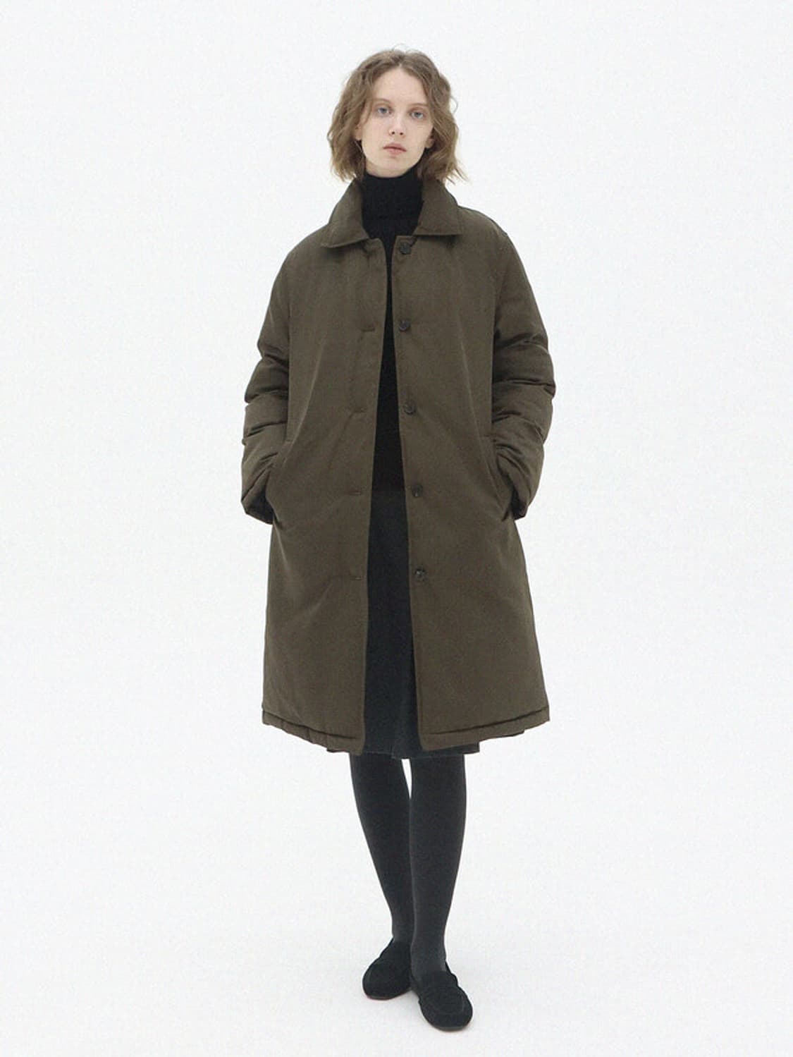 A-line Robe Padded Coat 패딩코트 상품이미지3