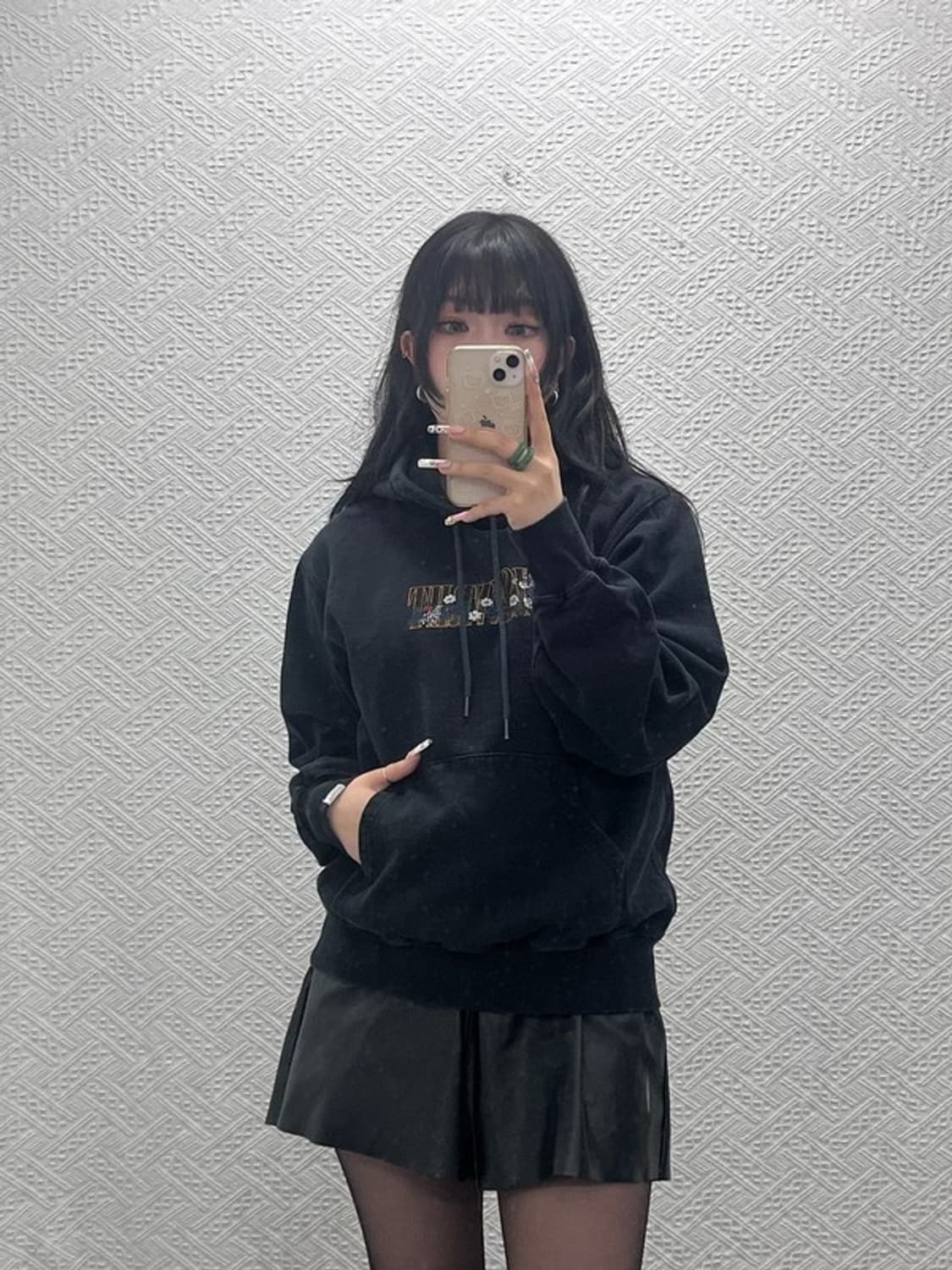 디스이즈네버댓 빈티지 스트릿 키치 플라워 후드티 S C11490 상품이미지1