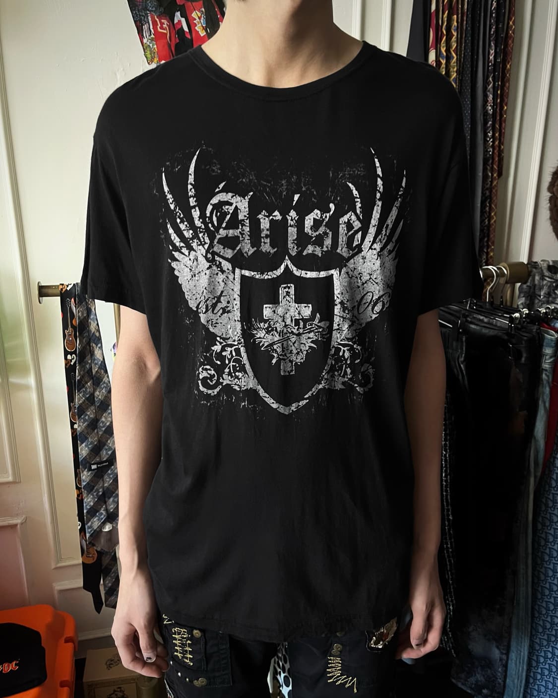 ARIES Gothic Punk Printed 1/2 T-Shirt 상품이미지2