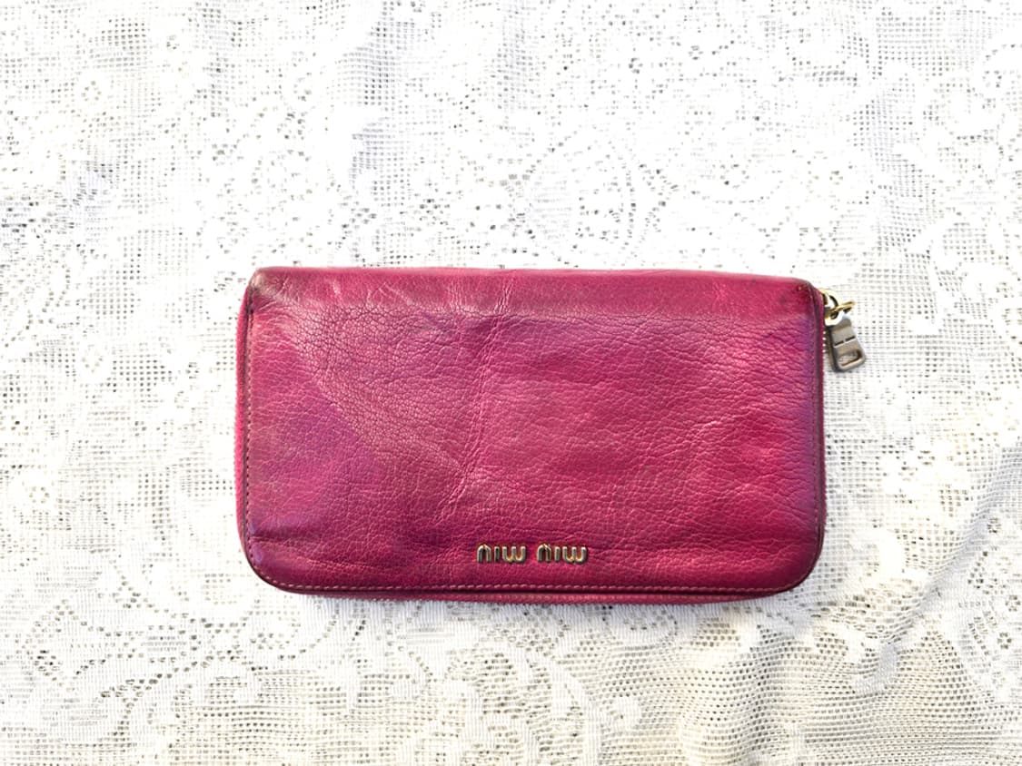 미우미우 장지갑 (made in italy) 상품이미지1