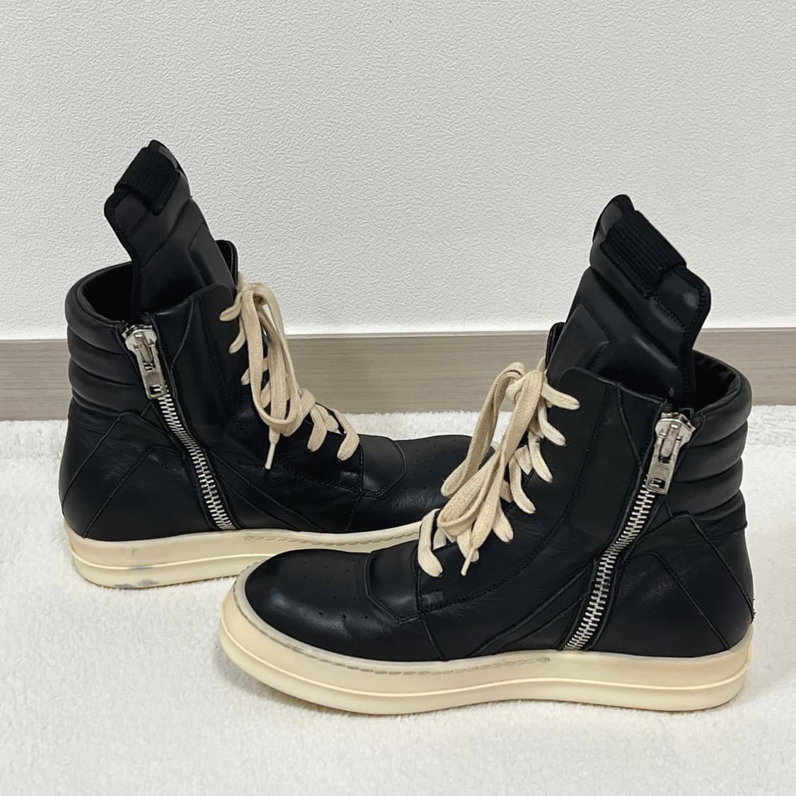 릭오웬스 14SS 지오바스켓 모노크롬 LPO 검검흰 상품이미지4