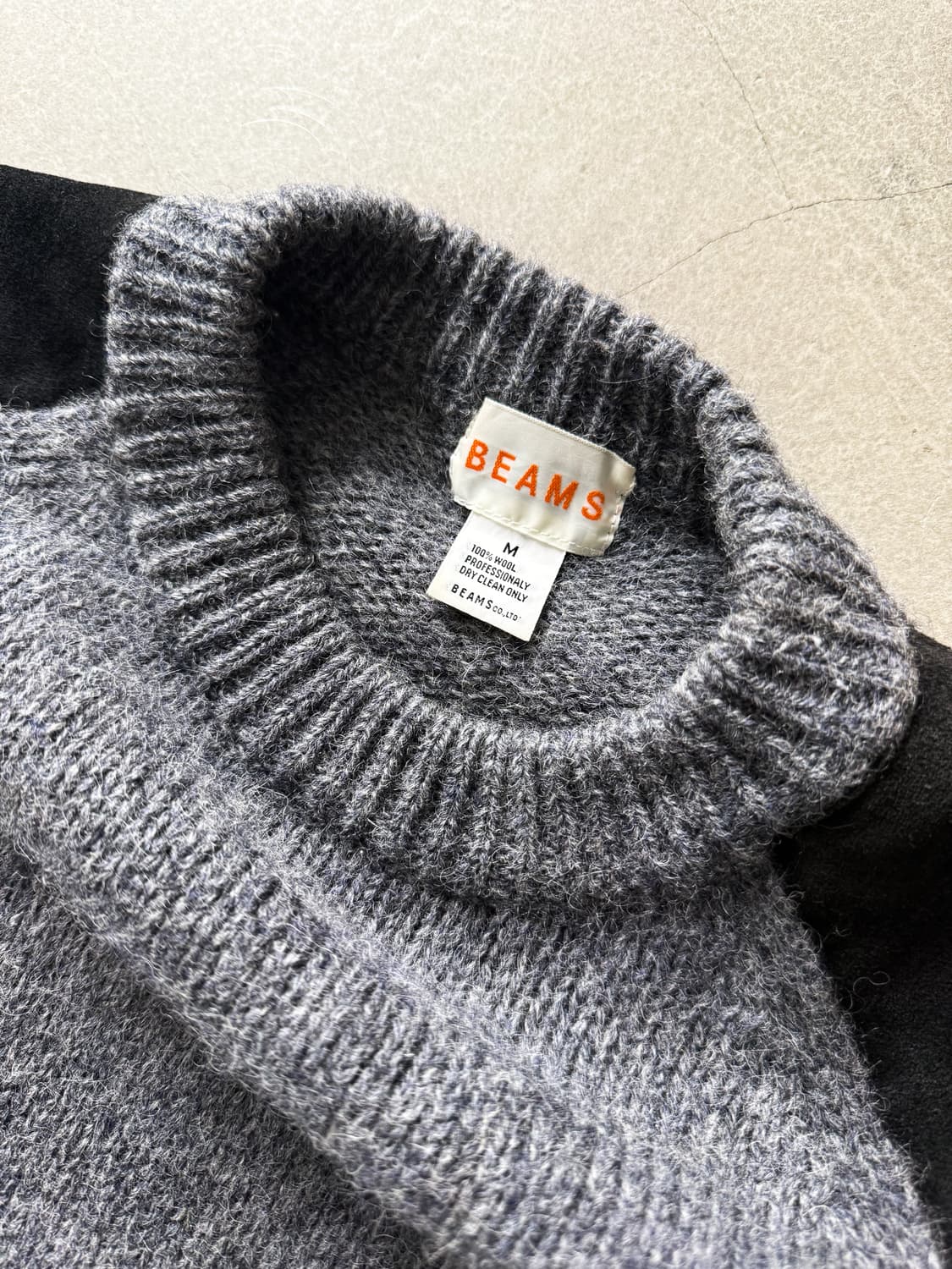Beams Elbow Patch Wool Knit 상품이미지3