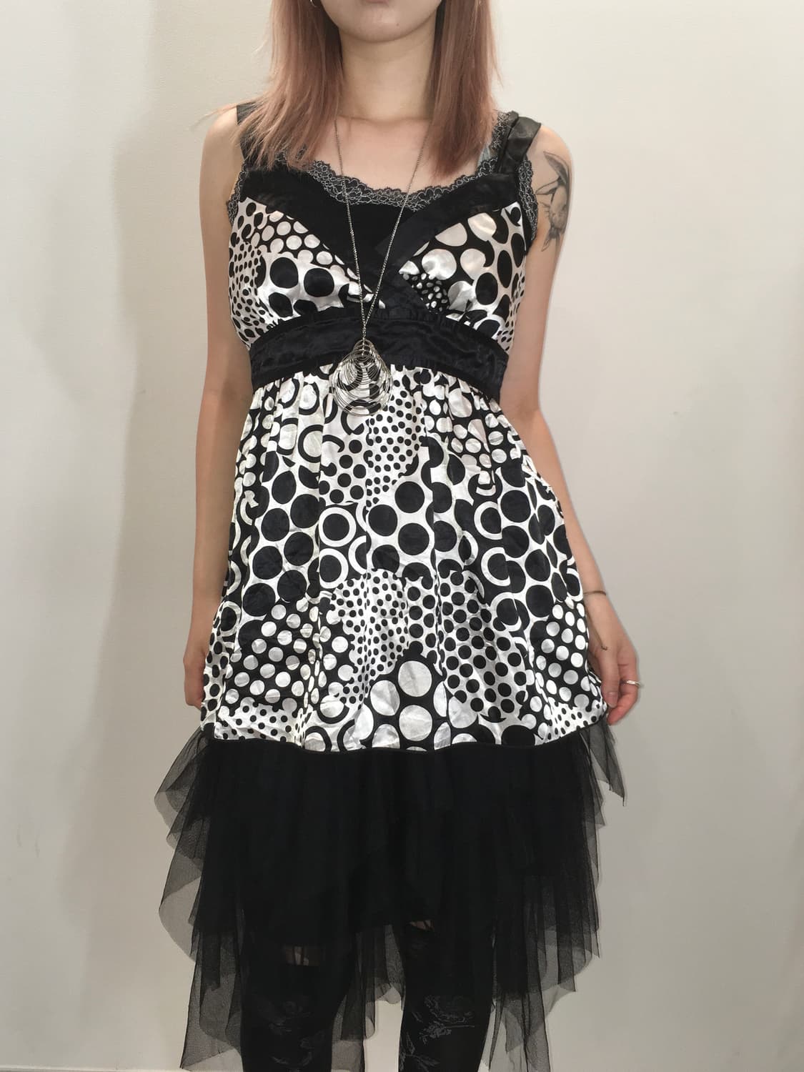 jpn vintage oriental dot ribbon blouse 상품이미지2