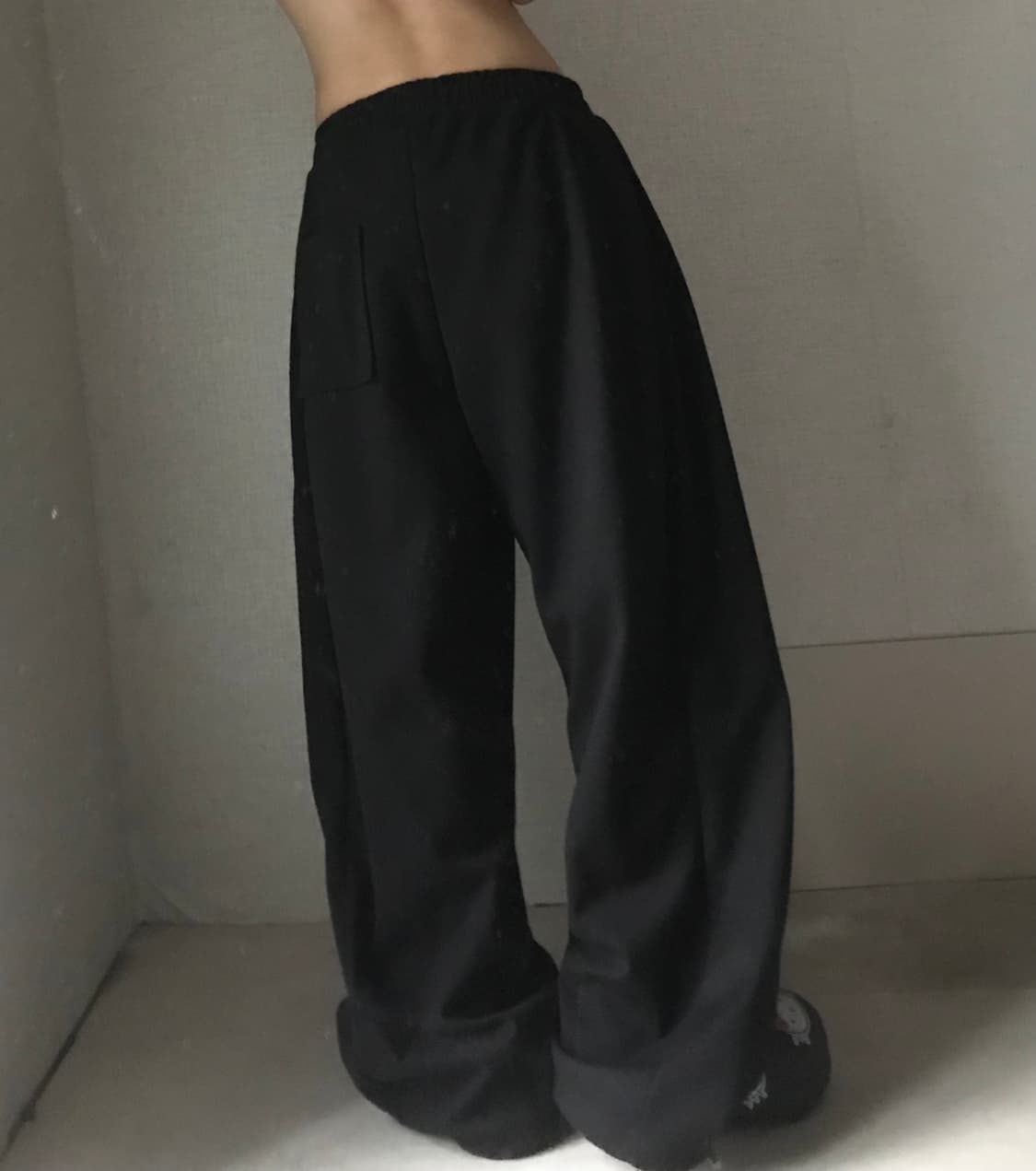 빈티지 블랙 스웨트 트레이닝팬츠 상품이미지2