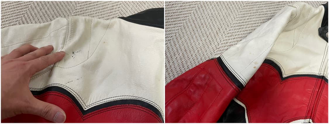 Giudich 이태리 riri지퍼 폴 레더 레이싱 수트 상품이미지6